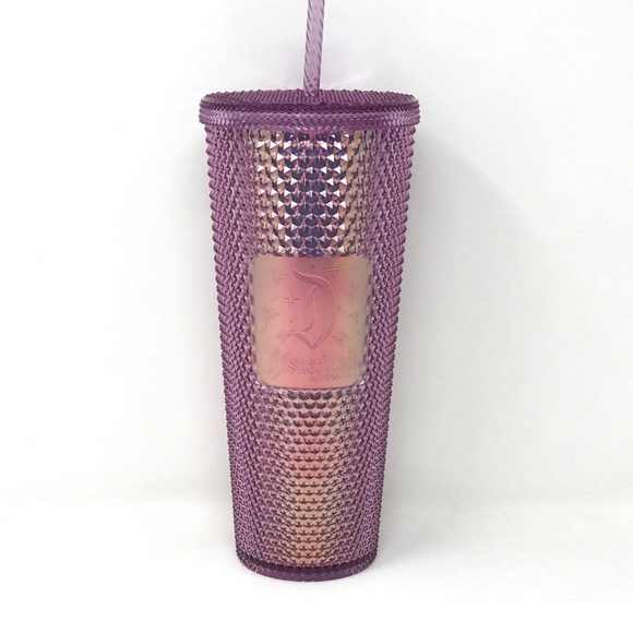 Disney Starbucks Geometric Studded Pink Venti Tumbler Cup with Straw New. - Picture 6 of 10